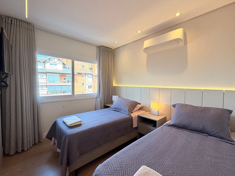 Apartamento frente Av Osvaldo Aranha Centro Canela